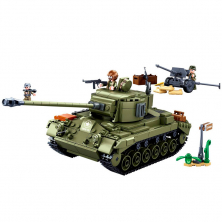 Конструктор Sluban Средний танк Pershing M26E1
