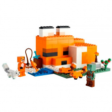 Конструктор аналог Lego Minecraft 21178 Лисья хижина
