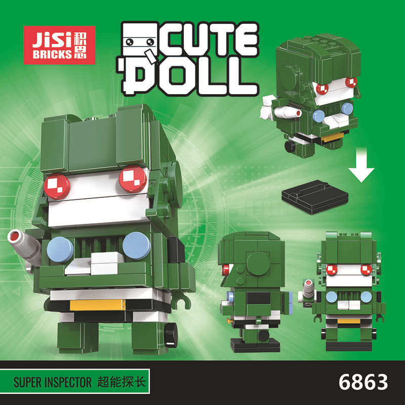 Конструктор JiSi Bricks (Decool) Персонаж Cute Doll - Super Inspector
