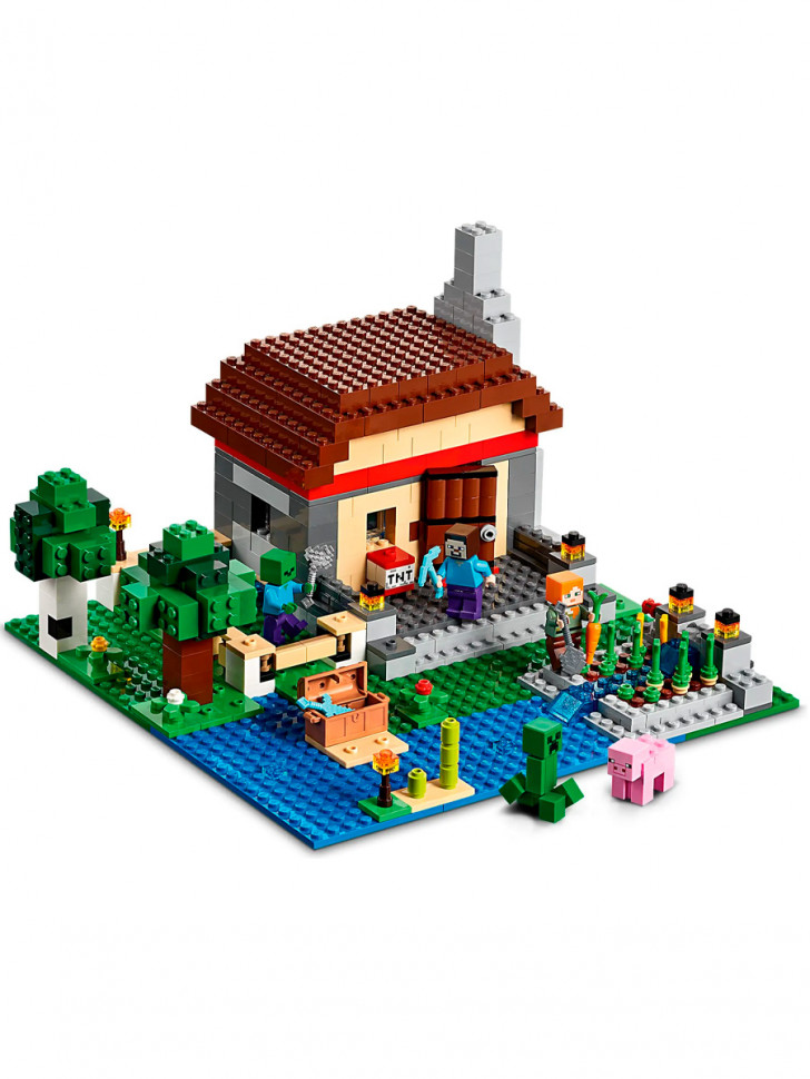 Конструктор аналог Lego Minecraft 21161 Набор для творчества 3.0