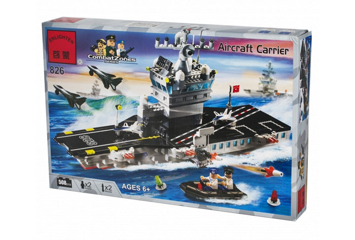Конструктор Enlighten Brick Авианосец
