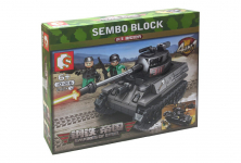 Конструктор Sembo Block Немецкий танк «Королевский Тигр II»
