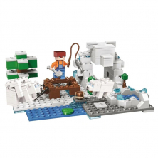 Конструктор BELA аналог Lego Minecraft Зимняя рыбалка