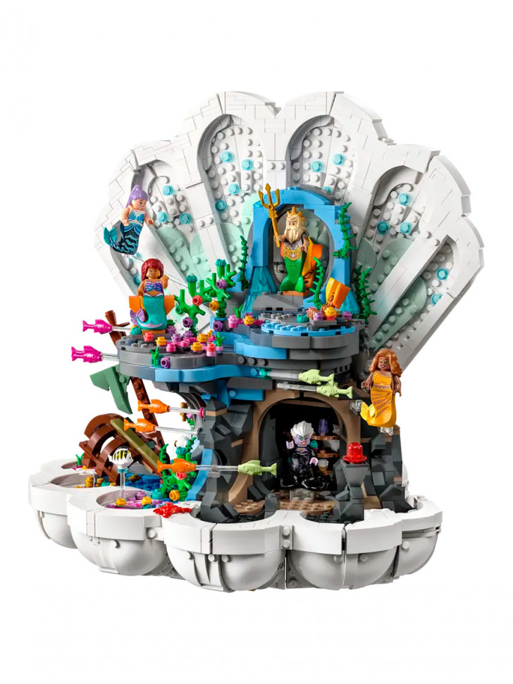 Конструктор аналог Disney Princess 43225 Русалочка: королевская ракушка