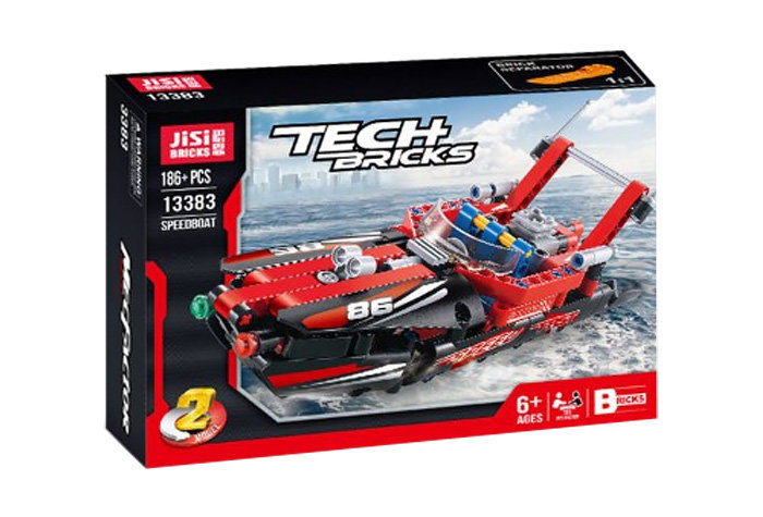 Конструктор JiSi Bricks (Decool) аналог LEGO 42089 Моторная лодка (2 в 1)