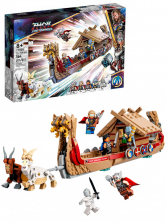 Конструктор аналог Lego Super Heroes 76208 Тор: Корабль Асгарда Козья лодка