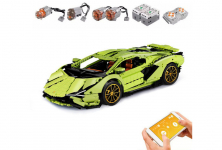 Конструктор Mould King Спорткар Lamborghini Sian FKP 37 (зелёный) RC Version