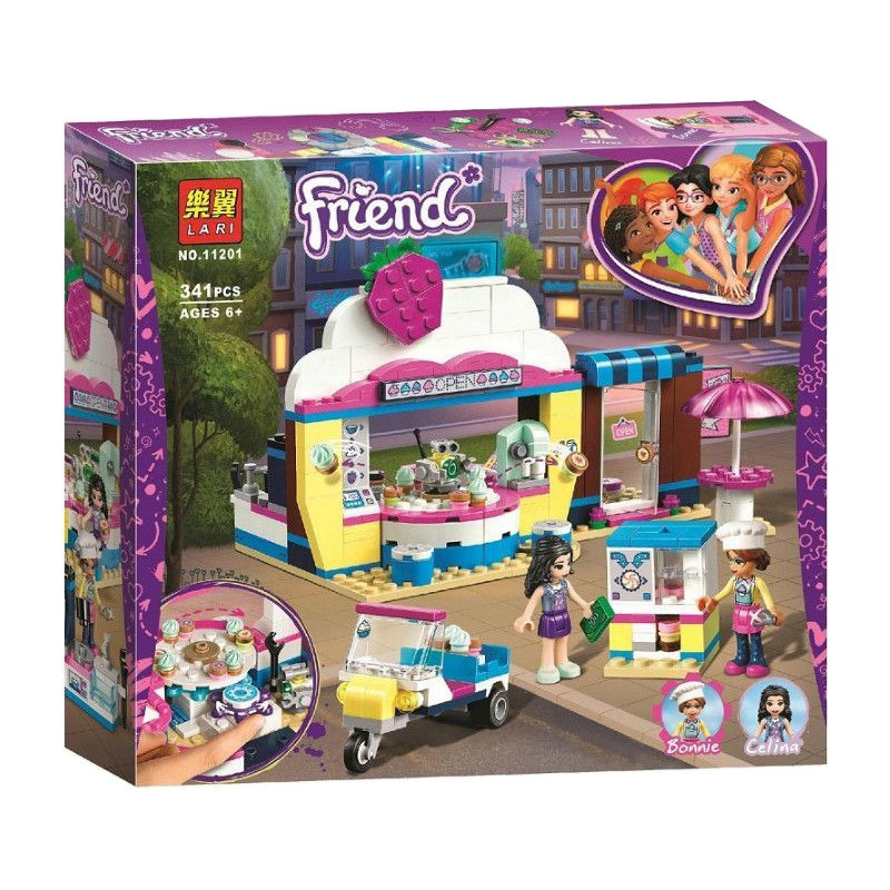 Конструктор LARI аналог Lego Friends 41366 Кондитерская Оливии