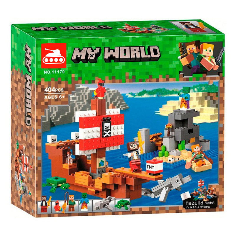 Конструктор аналог LEGO 21152 Приключения на пиратском корабле