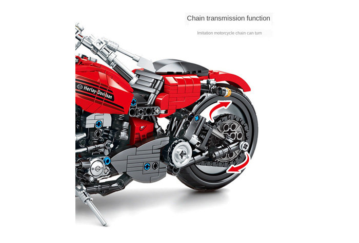Конструктор Sembo Block Мотоцикл Harley Davidson