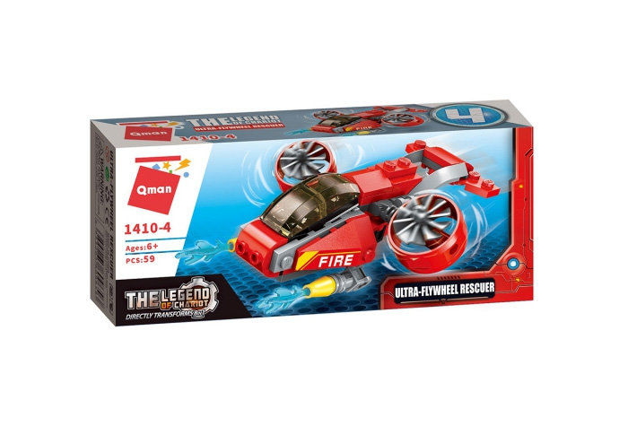 Конструктор Qman (Enlighten Brick) Тушение пожара с воздуха