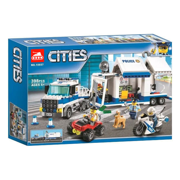 Конструктор аналог Lego City 60139 Мобильный командный центр