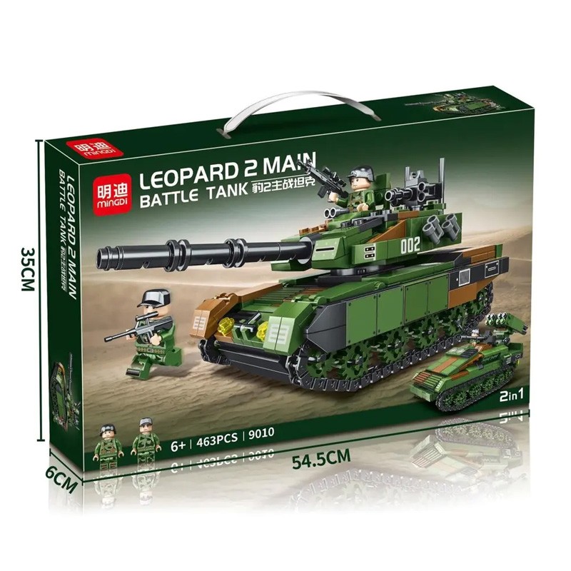Конструктор minGDi Основной боевой танк Leopard 2 (2 в 1)