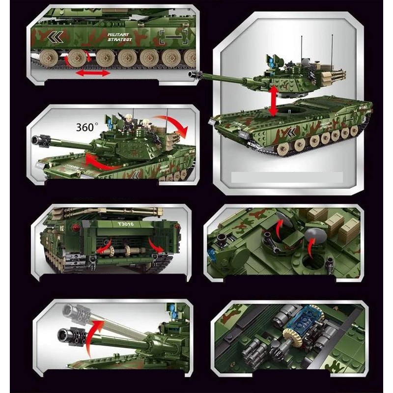 Конструктор Gao Misi Танк M1A2 Abrams
