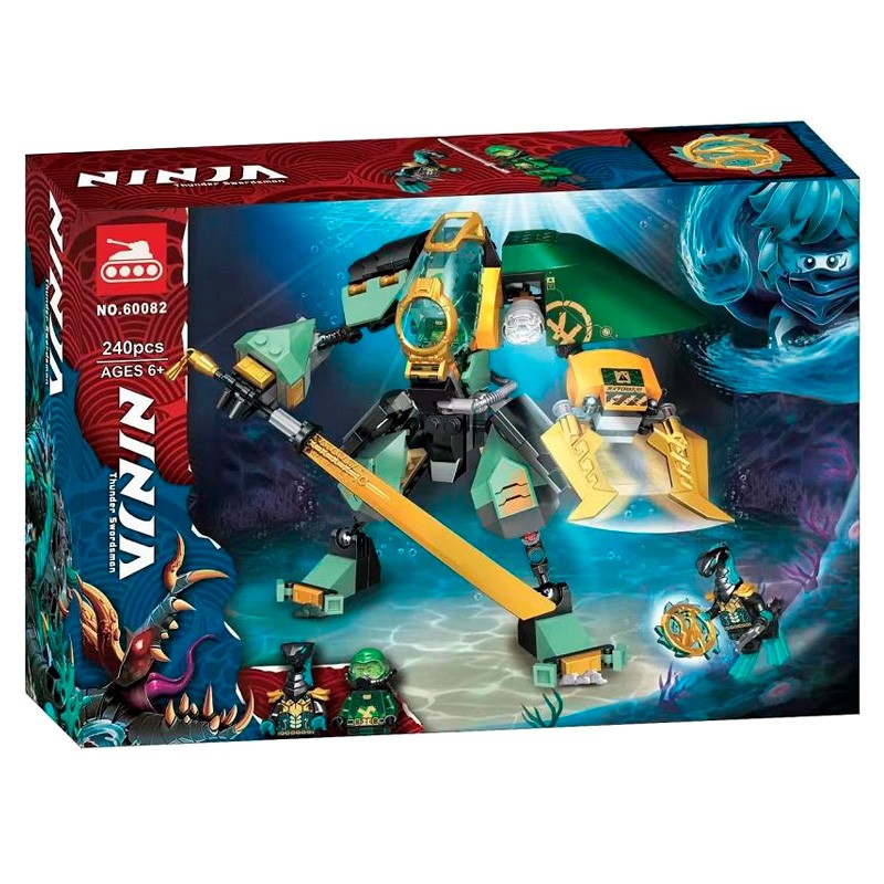 Конструктор аналог Lego Ninjago 71750 Водный робот Ллойда