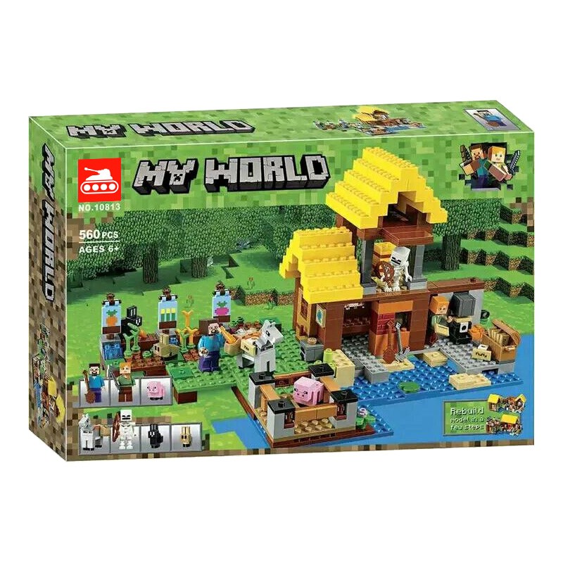 Конструктор аналог Lego Minecraft 21144 Фермерский коттедж