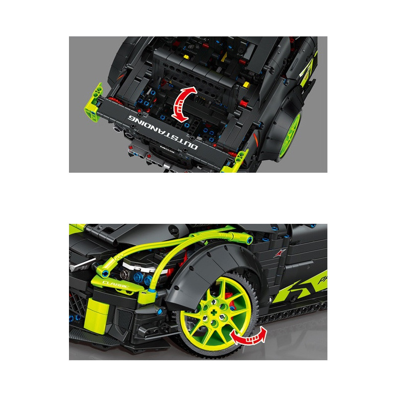 Конструктор Sembo Block Спорткар Nissan GT-R