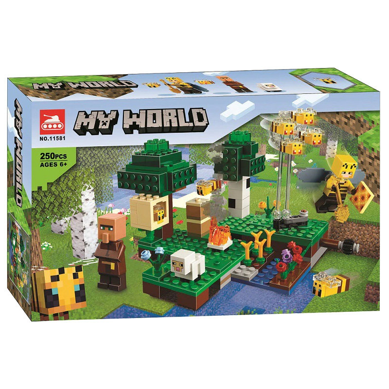 Конструктор LARI аналог Lego Minecraft 21165 Пасека