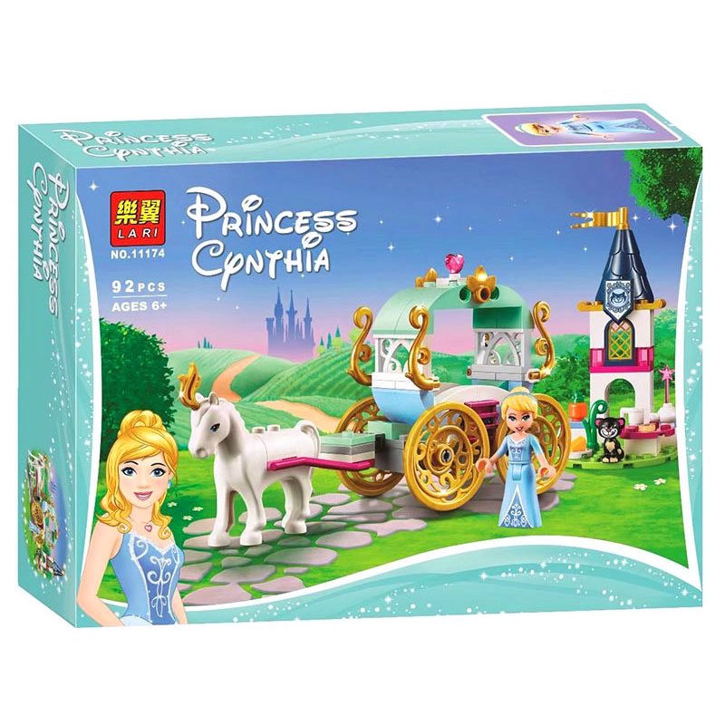 Конструктор LARI аналог Lego Disney Princess 41159 Карета Золушки