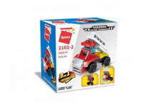 Конструктор Qman (Enlighten Brick) Пожарная машина 3 в 1