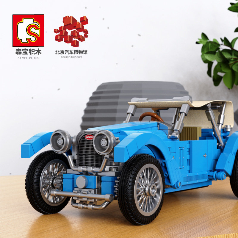 Конструктор Sembo Block Пекинский автомузей: Bugatti T38A