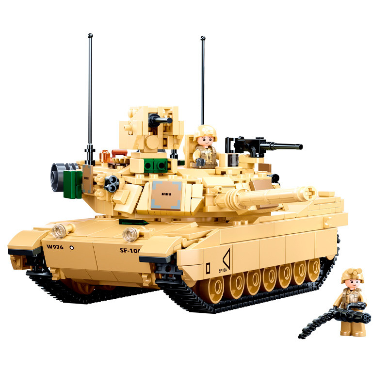 Конструктор Sluban Основной боевой танк Abrams M1A2 SEP V2