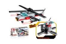 Конструктор Qman (Enlighten Brick) Осадный вертолёт A129