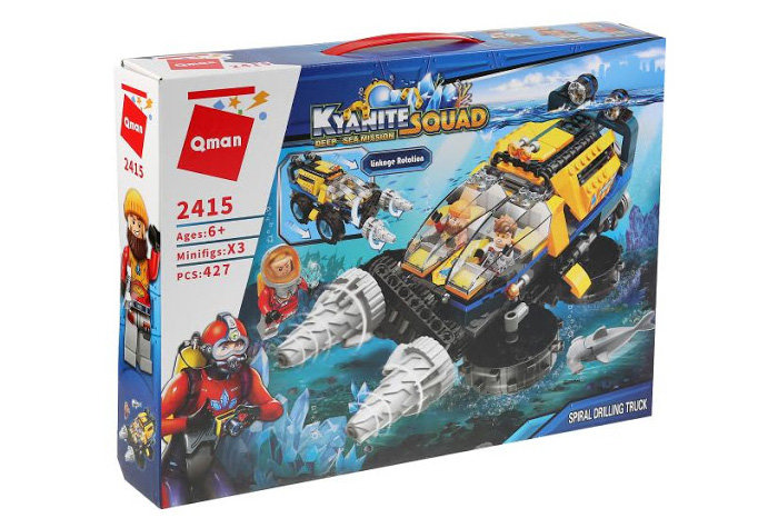 Конструктор Qman (Enlighten Brick) Подводный бурильщик