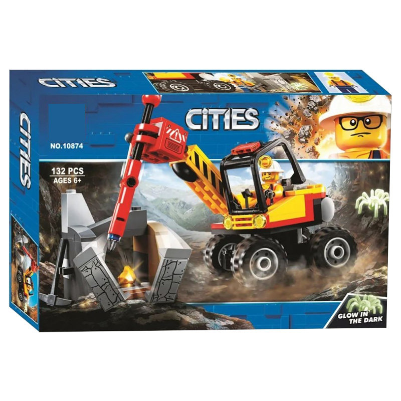Конструктор BELA аналог Lego City 60185 Трактор для горных работ