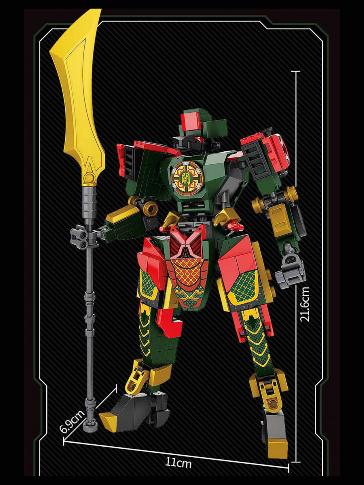 Конструктор Forange Block Робот-самурай Guan Yu