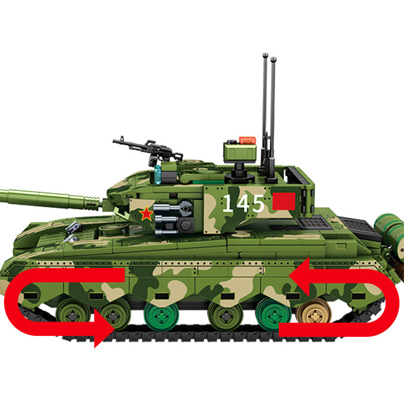 Конструктор Sembo Block Основной боевой танк Type 99B