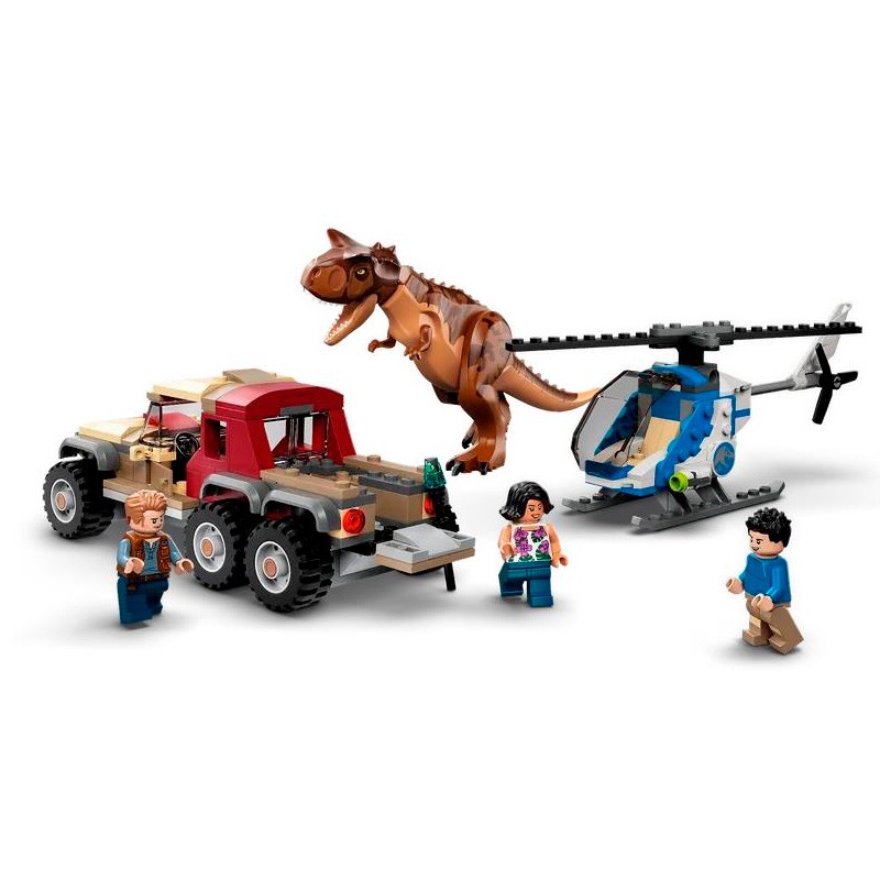 Конструктор аналог Lego Jurassic World 76941 Погоня за карнотавром