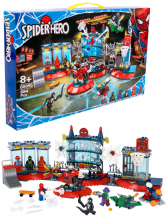 Конструктор аналог Lego Super Heroes 76175 Нападение на мастерскую паука