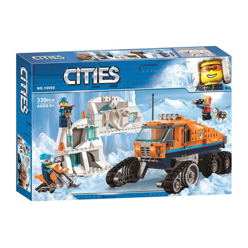 Конструктор BELA аналог Lego City 60194 Грузовик ледовой разведки