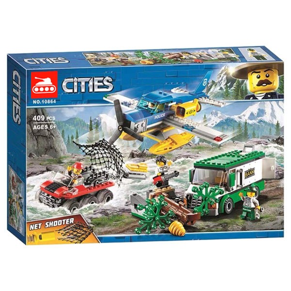 Конструктор аналог Lego City 60175 Ограбление у горной речки