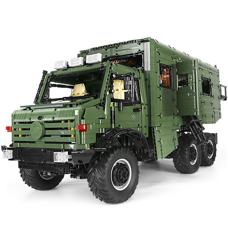 Конструктор Leier Военный грузовик Mercedes-Benz на радиоуправлении