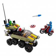 Конструктор BELA аналог Lego Super Heroes 76017 Капитан Америка против Гидры