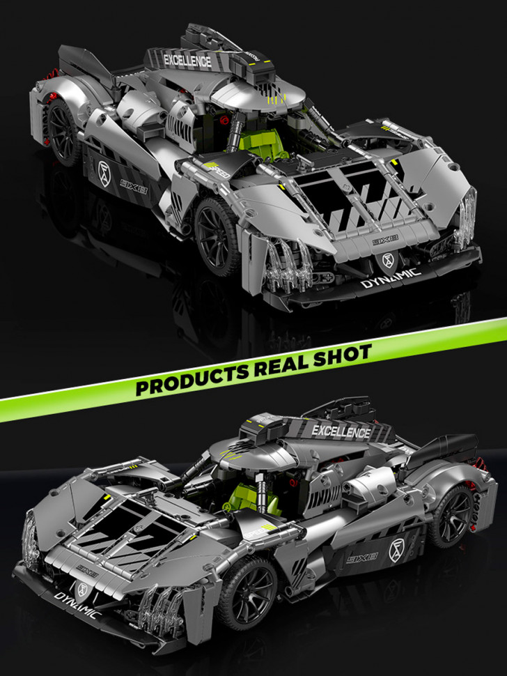 Конструктор Sembo Block Спорткар Peugeot Warrior