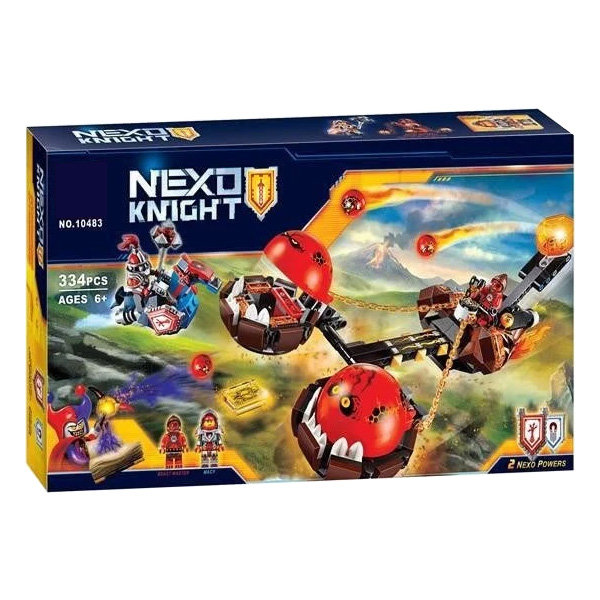 Конструктор BELA аналог Lego Nexo Knights 70314 Безумная колесница Укротителя
