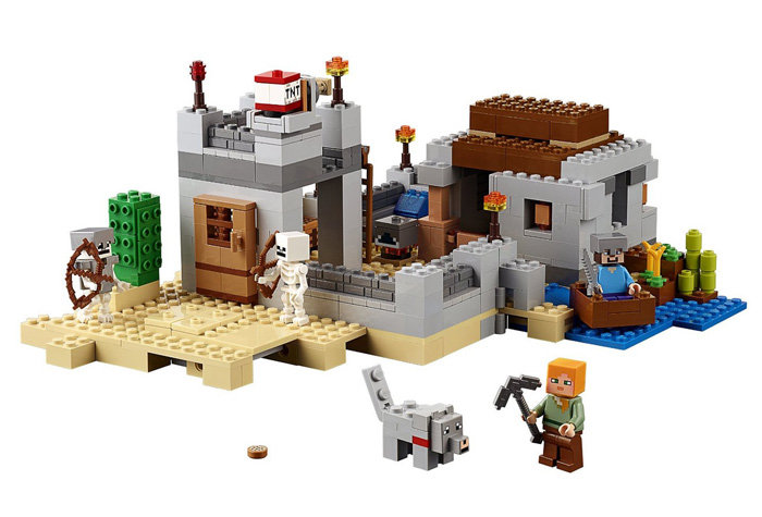 Конструктор аналог Lego Minecraft 21121 Пустынная станция