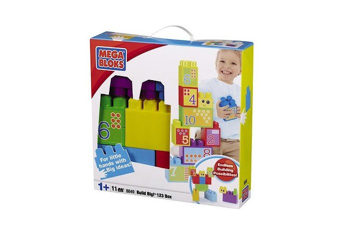Конструктор Mega Bloks Кубики с цифрами