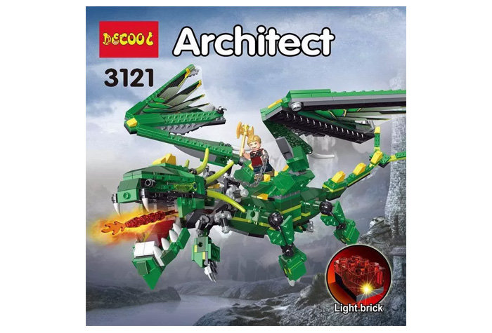 Конструктор Decool аналог LEGO 4894 Мифические создания (8 в 1)
