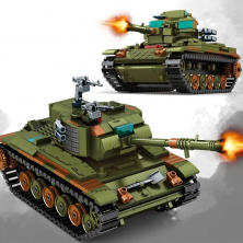 Конструктор Sembo Block Основной боевой танк M60A2 Starship