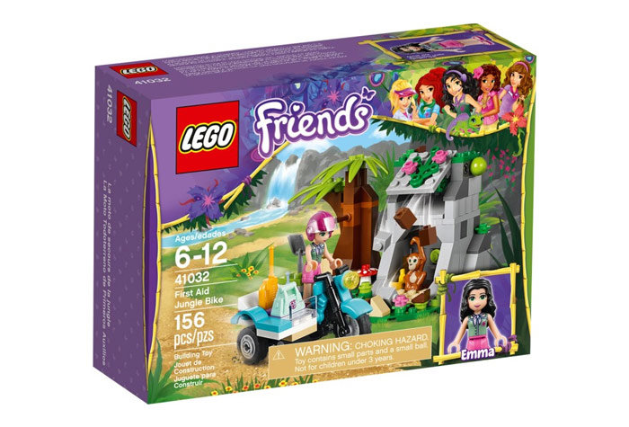 Конструктор LEGO Friends Джунгли: Мотоцикл скорой помощи