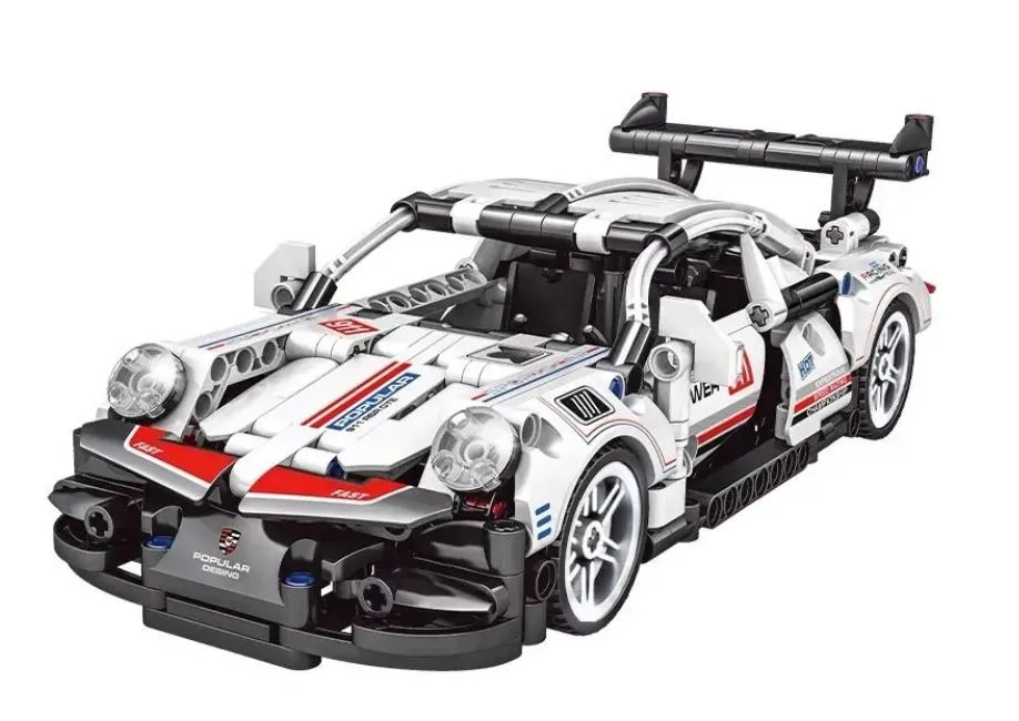 Конструктор JIQILE Technique Racing Car 48002 Гоночная машина - "Sportcar Porche 911"