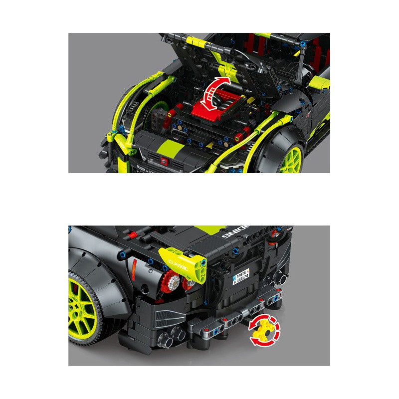 Конструктор Sembo Block Спорткар Nissan GT-R