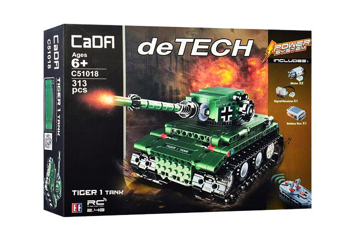 Конструктор CaDA Танк Тигр на радиоуправлении