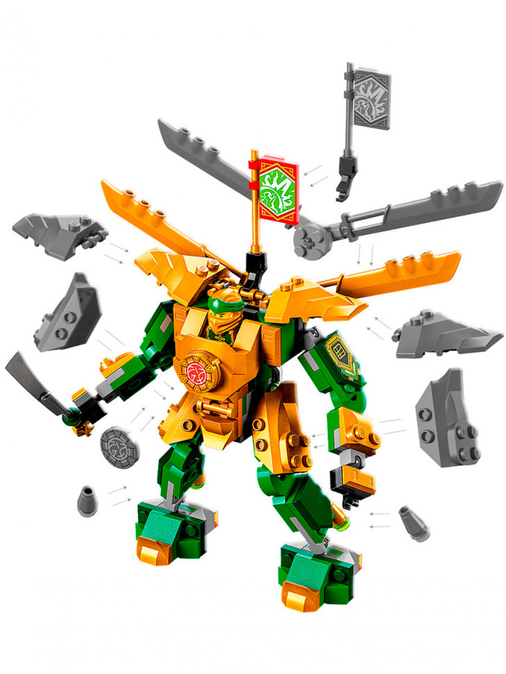 Конструктор аналог Lego Ninjago 71781 Битва робота Ллойда