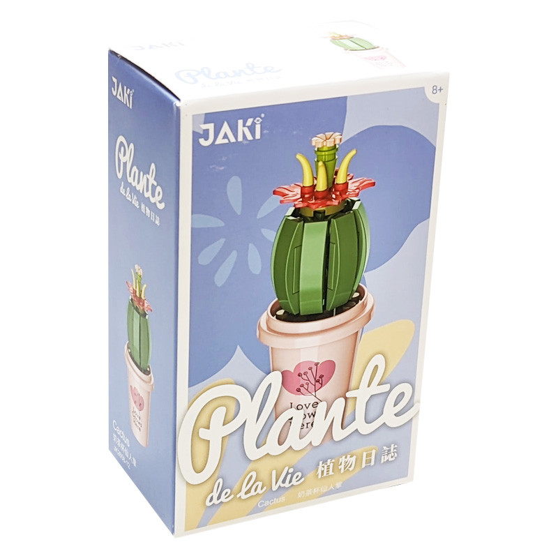 Конструктор JAKi Растение в горшке - Кактус