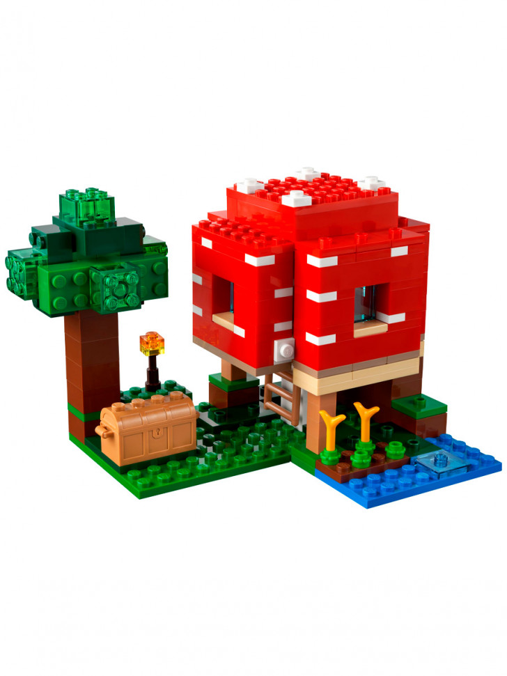 Конструктор аналог Lego Minecraft 21179 Грибной дом